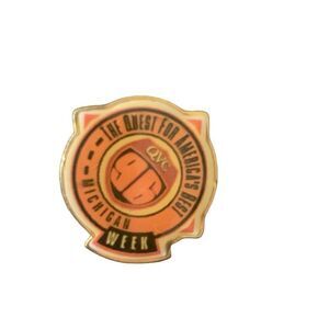 Vintage QVC's 1996 Quest For Americas Best Michigan Pin Experience the Nostalgia
